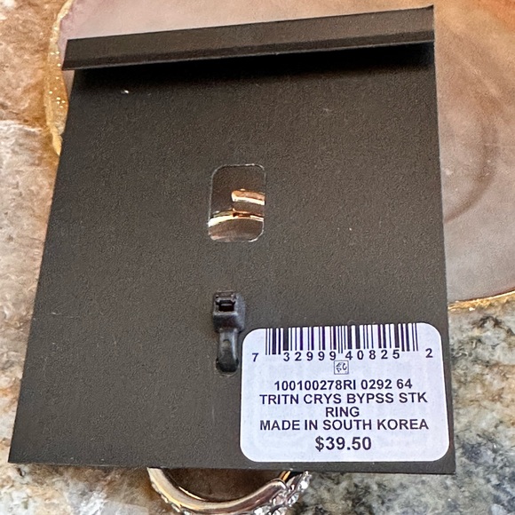 INC Gold Rose Gold Silver Stackable Ring Set - Picture 4 of 9